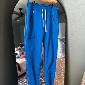 Figs Women's Royal Blue Zamora Jogger Scrub Pant - XS Tall